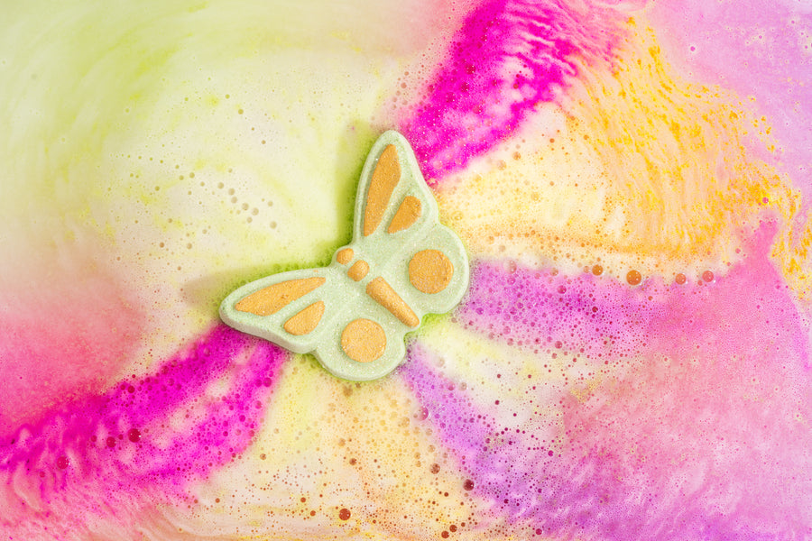 butterfly bath bomb